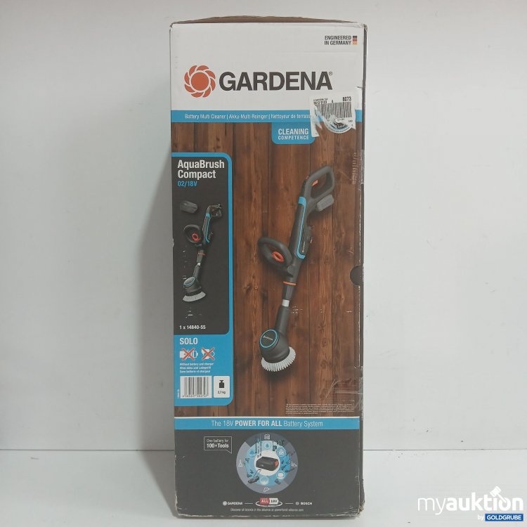 Artikel Nr. 446126: Gardena Akku-Multi-Reiniger AquaBrush Compact 02/18V P4A