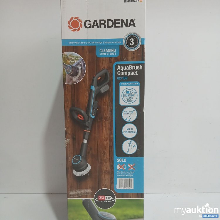 Artikel Nr. 446126: Gardena Akku-Multi-Reiniger AquaBrush Compact 02/18V P4A