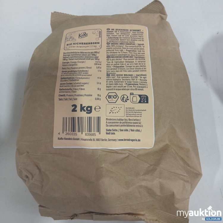 Artikel Nr. 873126: KoRo Bio Kichererbsen 2kg 