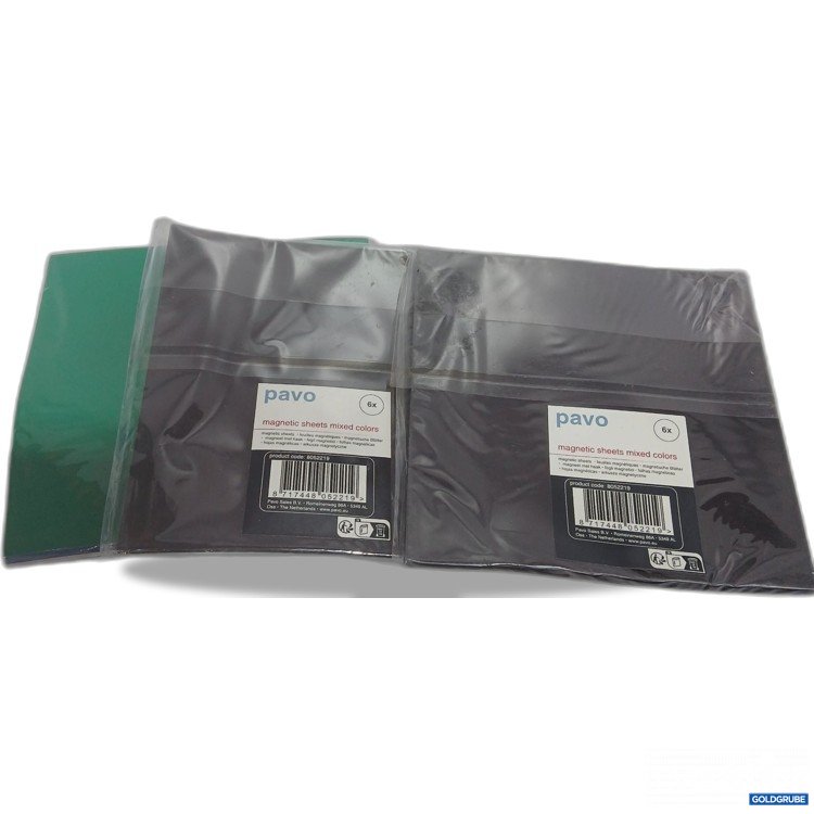 Artikel Nr. 882126 Artikel Nr. 882126: Pavo Magnetic Sheets Mixed Colors je 6Stk