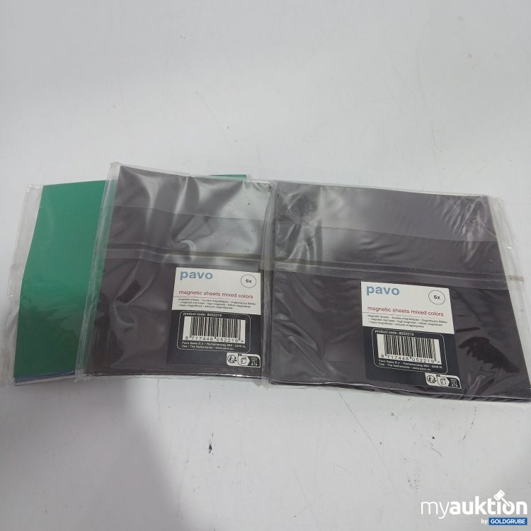 Artikel Nr. 882126 Artikel Nr. 882126: Pavo Magnetic Sheets Mixed Colors je 6Stk