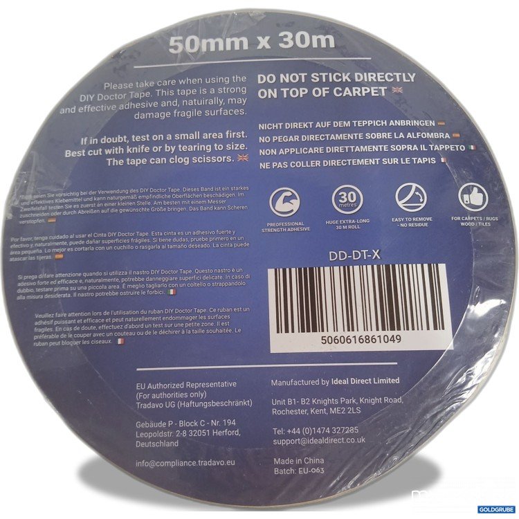 Artikel Nr. 992126: DIY Doctor Doppelseitiges-Premium Grip- Tape 50mmx30m
