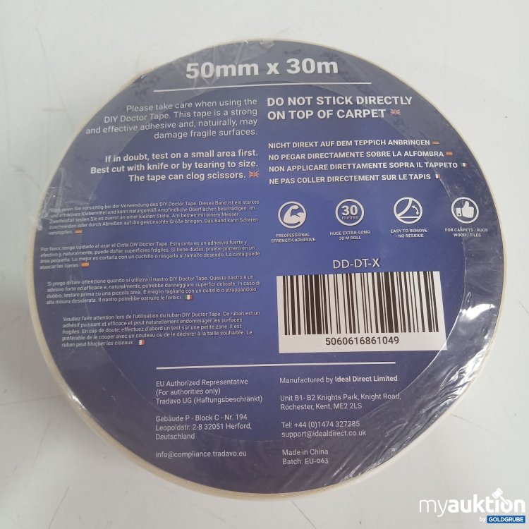 Artikel Nr. 992126: DIY Doctor Doppelseitiges-Premium Grip- Tape 50mmx30m