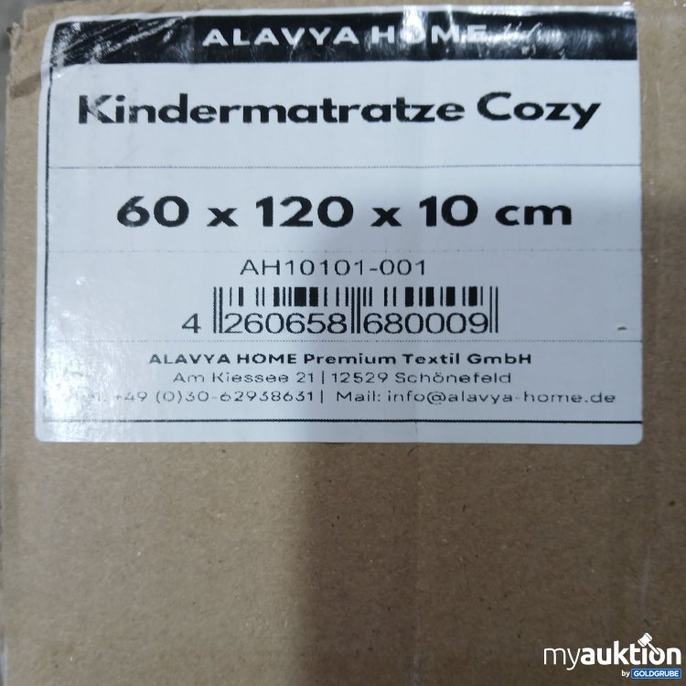 Artikel Nr. 442127: Alavy Home Kindermatratze Cozy 60x120x10cm 
