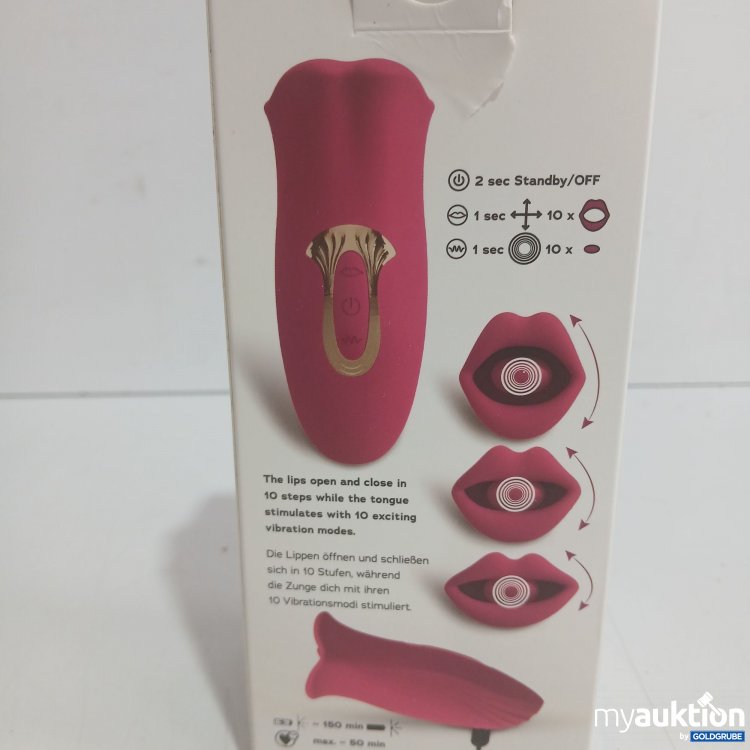 Artikel Nr. 446127: Oralfun Vibrator bewegende Lippen, Vibrierende Zunge