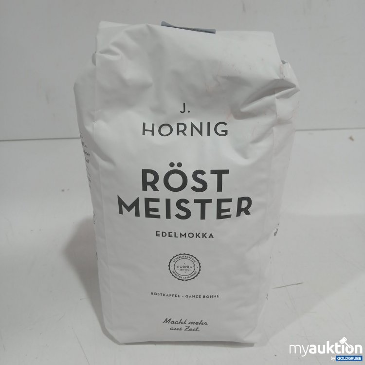 Artikel Nr. 469127: J. Hornig Röstmeister Edelmokka Röstkaffee Ganze Bohne 1kg
