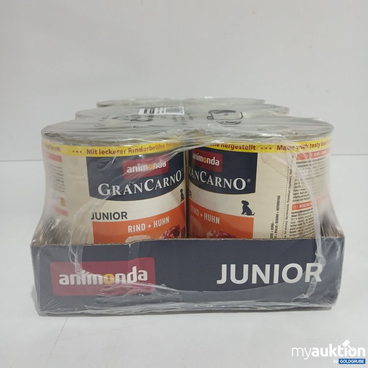 Artikel Nr. 861127: Animonda Gran Carno Hundefutter Junior Rind+Huhn 6x800g