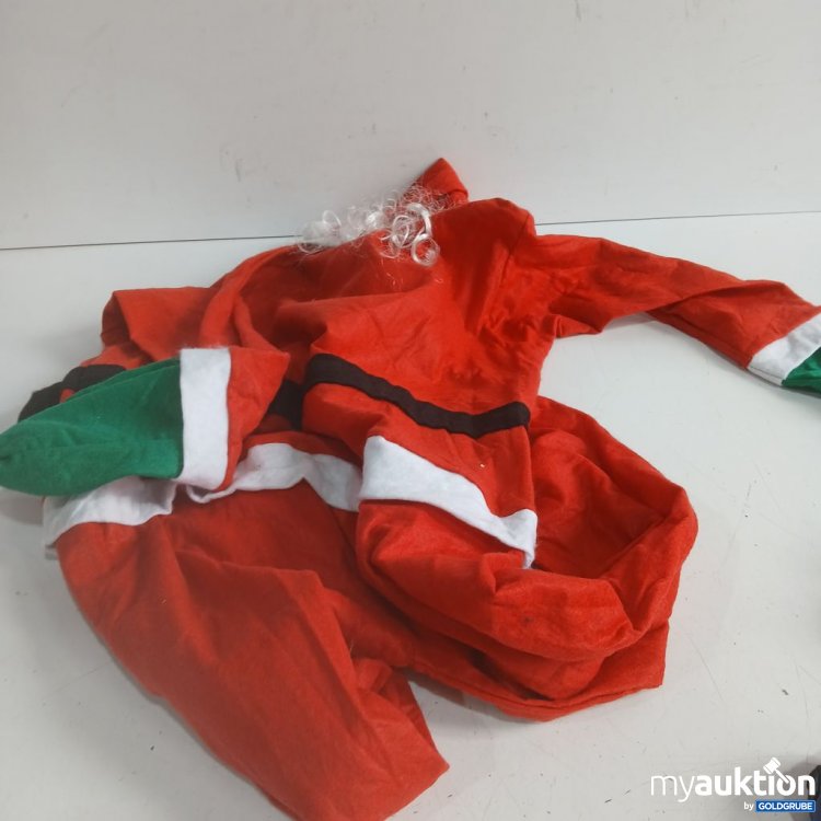 Artikel Nr. 939127: Weihnachtsmann Dekoration mit Klettverschlüssen Rot