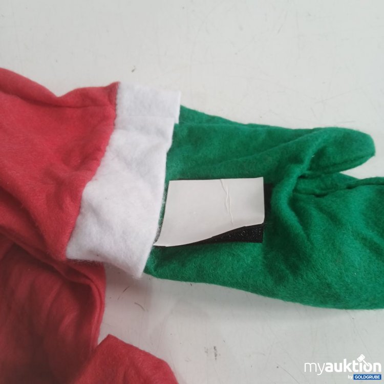 Artikel Nr. 939127: Weihnachtsmann Dekoration mit Klettverschlüssen Rot