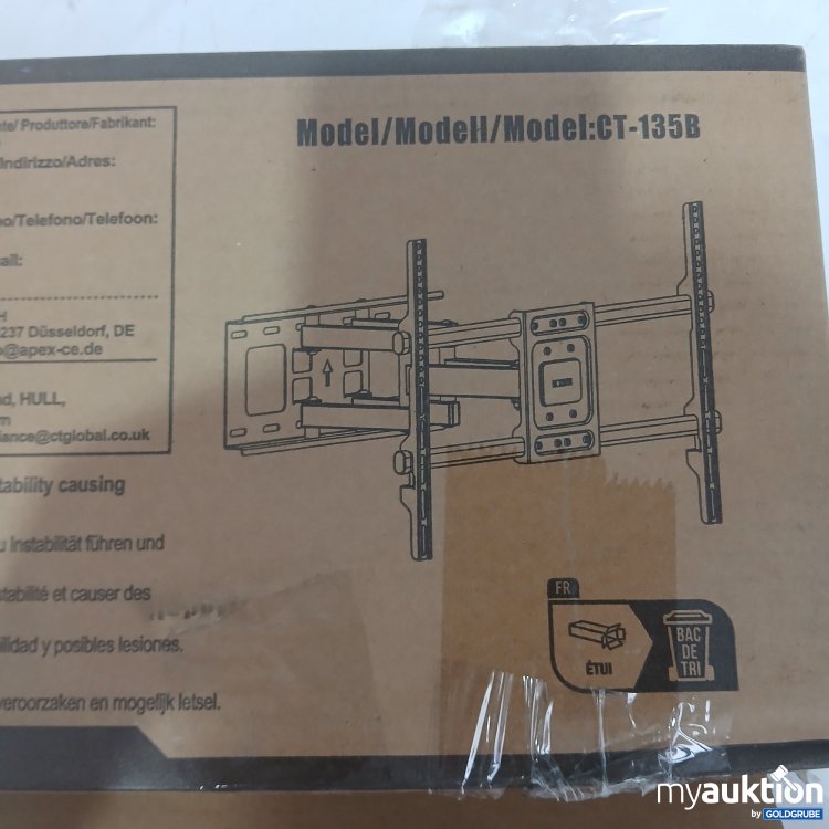Artikel Nr. 981127 Artikel Nr. 981127: Bontec TV-Wandhalterung CT-135B