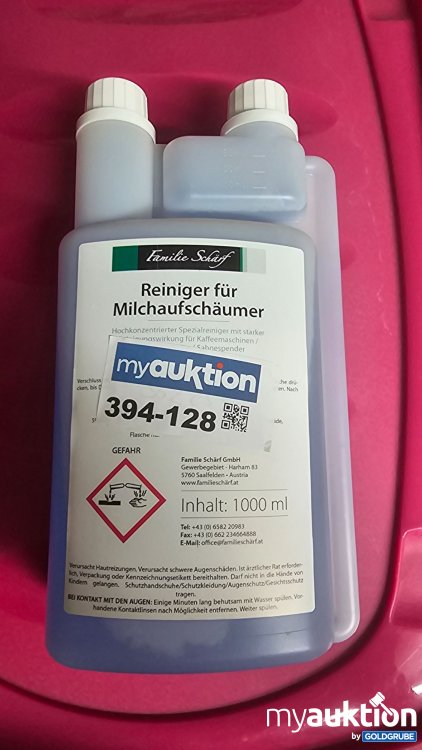 Artikel Nr. 394128 Artikel Nr. 394128: Reiniger für Milchaufschäumer 1000ml