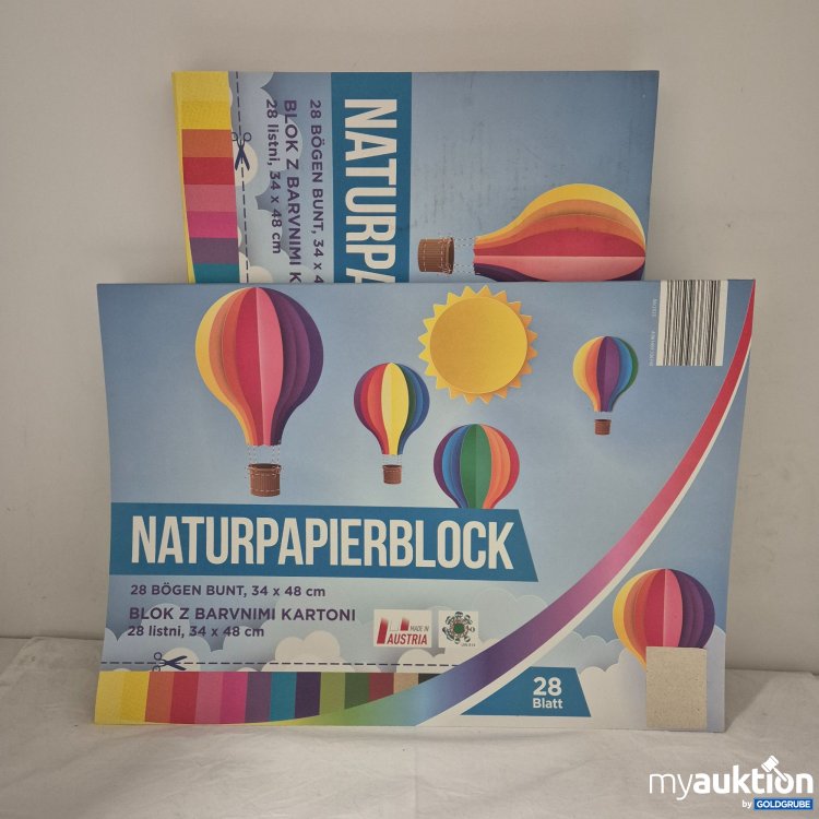 Artikel Nr. 396128 Artikel Nr. 396128: 5 Stk. Naturpapierblöcke