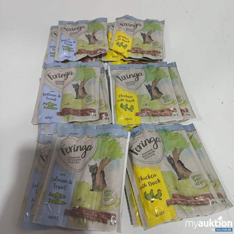 Artikel Nr. 859128: Feringa Katzen Sticks 9xSalmon 9xChicken with Duck je 18g