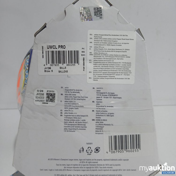 Artikel Nr. 876128 Artikel Nr. 876128: Adidas Lisbon25 Final Fußball Size5