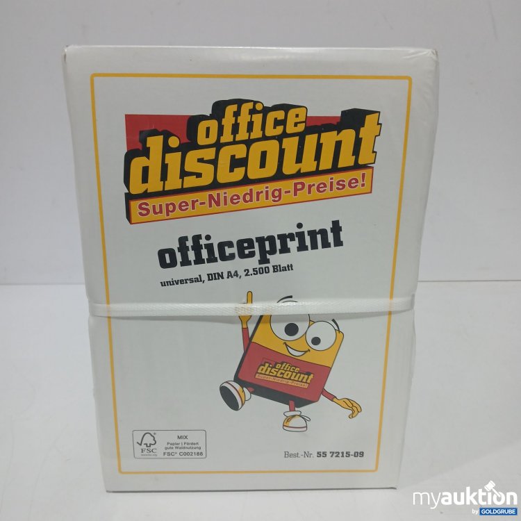 Artikel Nr. 889128: Office Discount Kopierpapier  5x500Blatt A4
