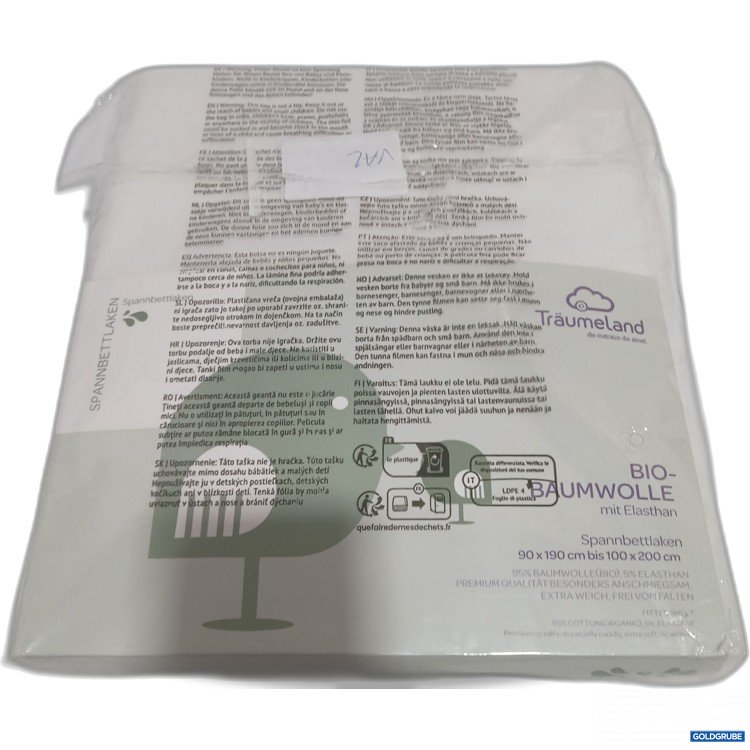 Artikel Nr. 915128: Träumeland Bio-Baumwolle Spannbettlaken 