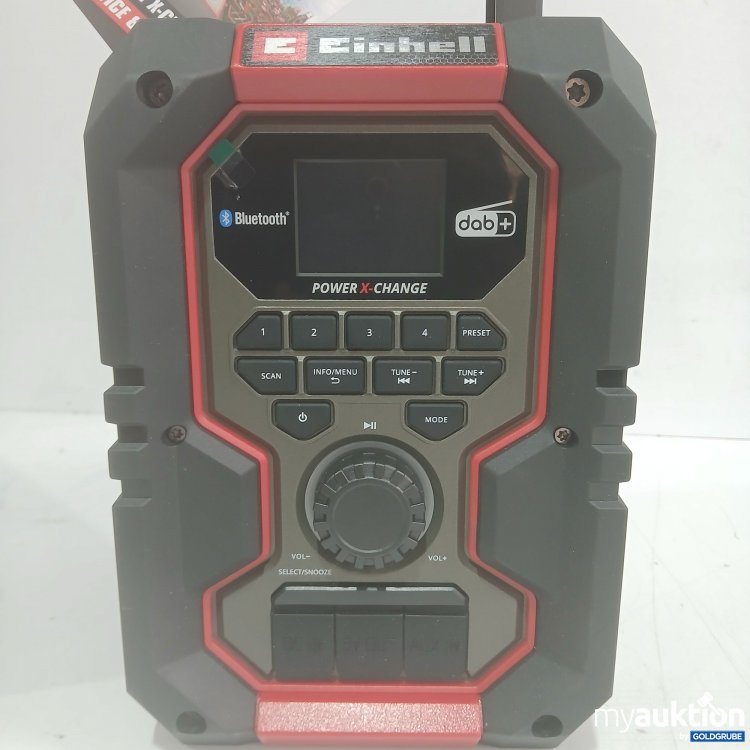 Artikel Nr. 981128 Artikel Nr. 981128: Einhell Akku-Radio TE-CR 18 Li DAB+/FM/BT-Solo
