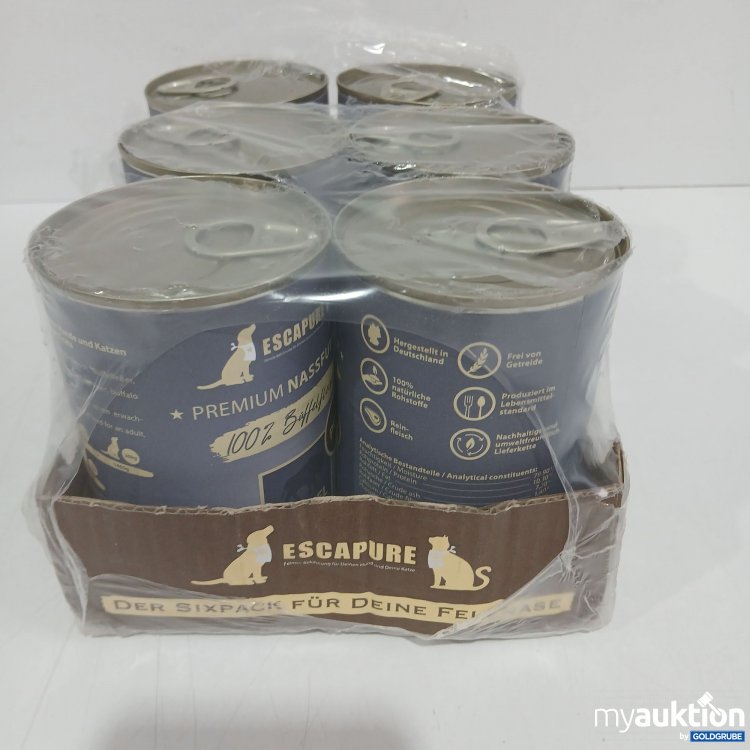 Artikel Nr. 982128 Artikel Nr. 982128: Escapure Katzen- und Hundefutter Büffel 6x400g
