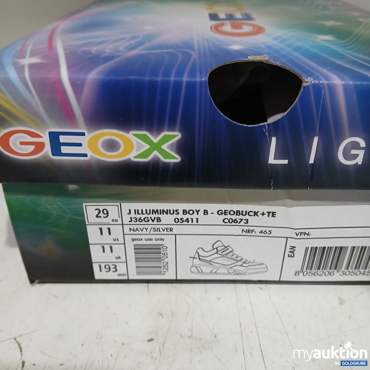 Artikel Nr. 990128 Artikel Nr. 990128: Geox J Illuminus Boy B Sneaker Navy/Silver