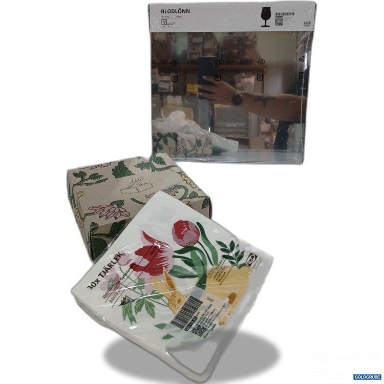 Artikel Nr. 996128 Artikel Nr. 996128: IKEA Spiegel Set + Taschentuchbox & Servieten