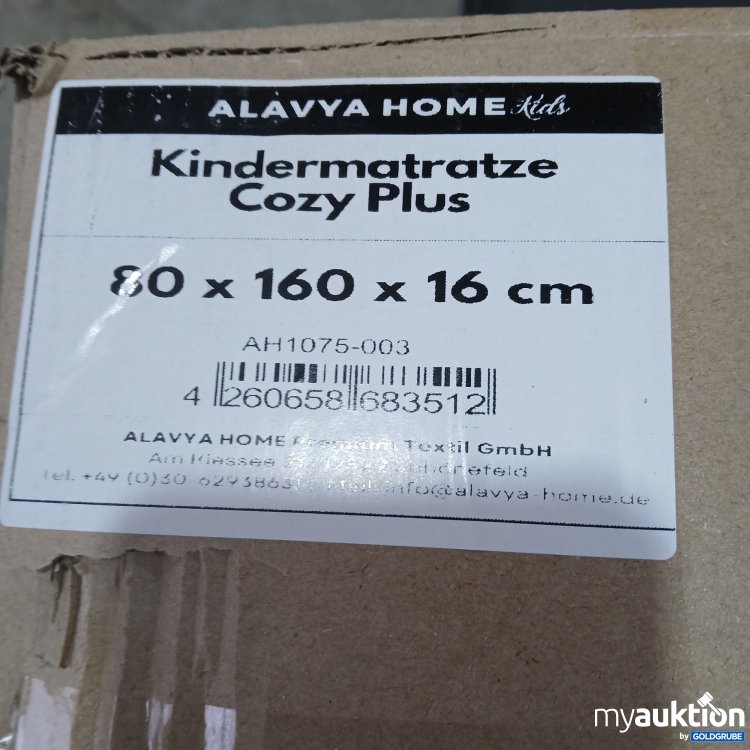 Artikel Nr. 442129 Artikel Nr. 442129: Alavya Home Kindermatratze Cozy 80x160x16cm