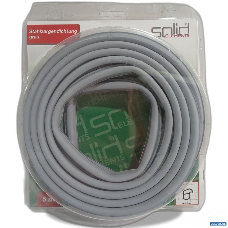 Artikel Nr. 443129: Solid Elements Stahlzargendichtung grau 5m 