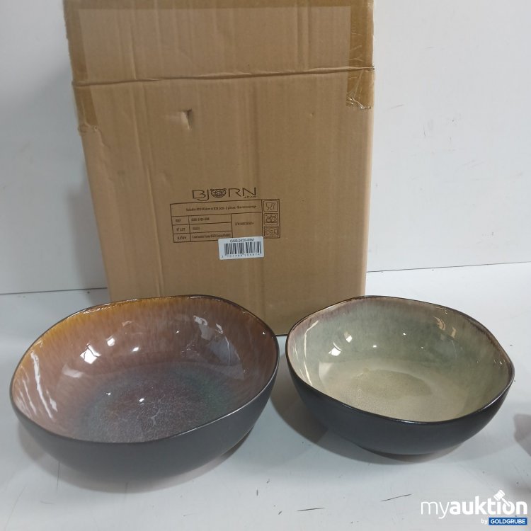 Artikel Nr. 465129 Artikel Nr. 465129: Björn Salatschalen Iris ø24cm & ø28,5cm Marron sauvage