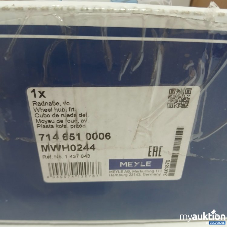 Artikel Nr. 518129: Meyle Radnabe 7146510006 MWH0244
