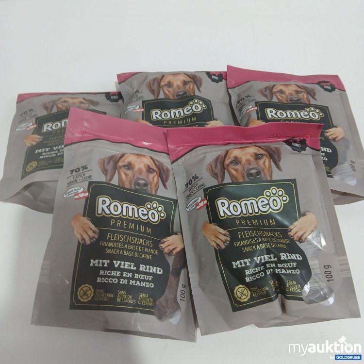Artikel Nr. 858129 Artikel Nr. 858129: Romeo Premium Fleischsnacks Rind je 100g
