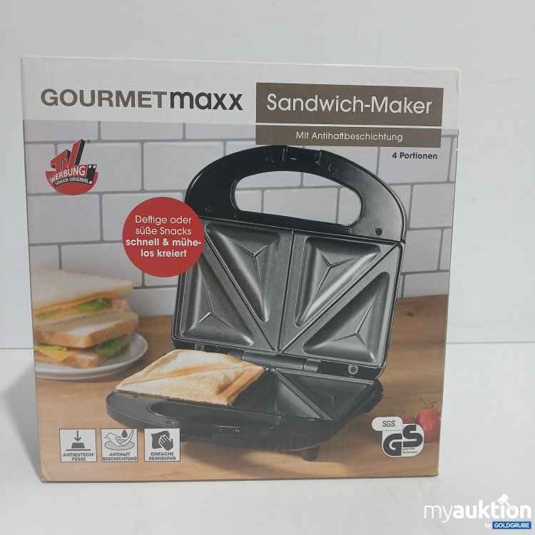 Artikel Nr. 876129 Artikel Nr. 876129: Gourmetmaxx Sandwich-Maker