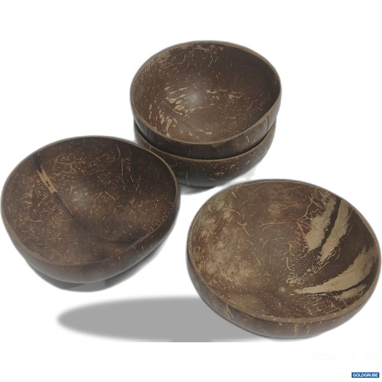 Artikel Nr. 883129: Kokosnuss-Küchenschalen 4 Stück 