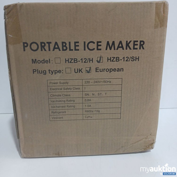 Artikel Nr. 888129 Artikel Nr. 888129: Portable Ice Maker HZB-12/SH