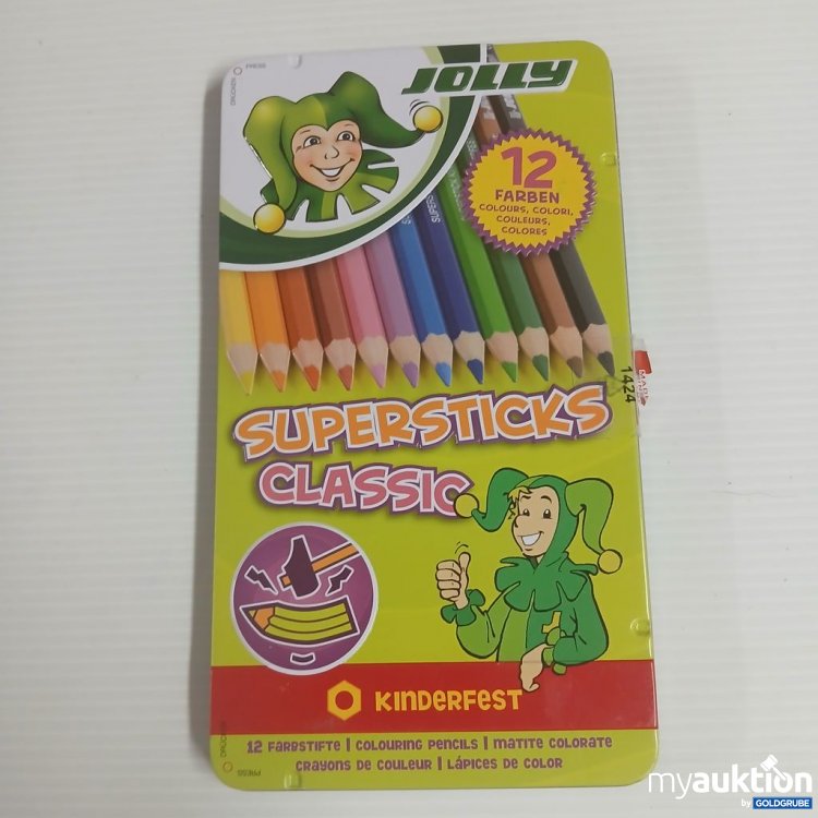 Artikel Nr. 922129: Jolly Supersticks Classic 12 Farbige Buntstifte
