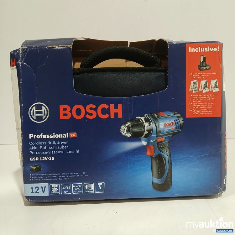 Artikel Nr. 960129 Artikel Nr. 960129: Bosch Professional Akku-Bohrschrauber GSR12V-15