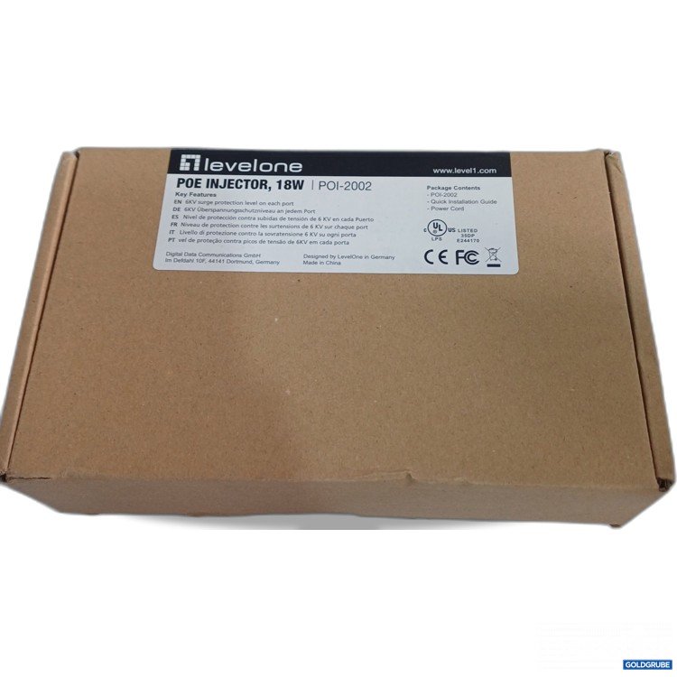 Artikel Nr. 962129: Levelone Poe Injector 18W POI-2002 