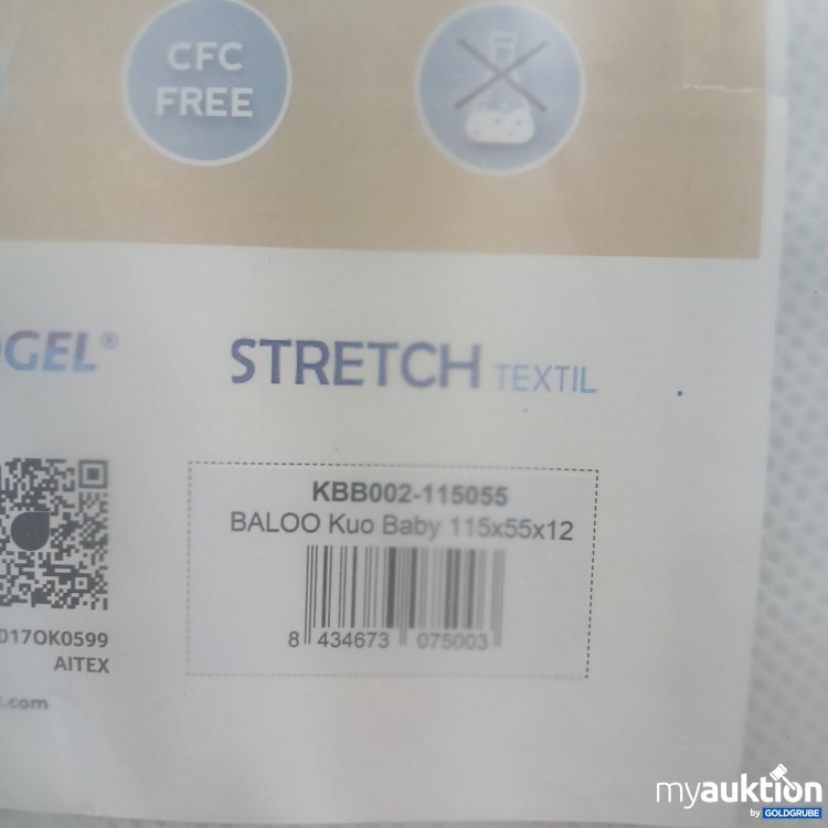 Artikel Nr. 970129: Colchón Baloo Kuo Baby 115x55x12 