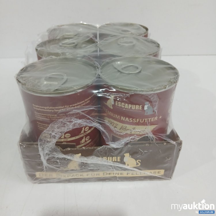 Artikel Nr. 982129 Artikel Nr. 982129: Escapure Katzen- und Hundefutter Rind 6x400g