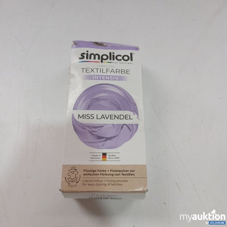 Artikel Nr. 984129 Artikel Nr. 984129: simplicol Textilfarbe Miss Lavendel 150ml+ 400g