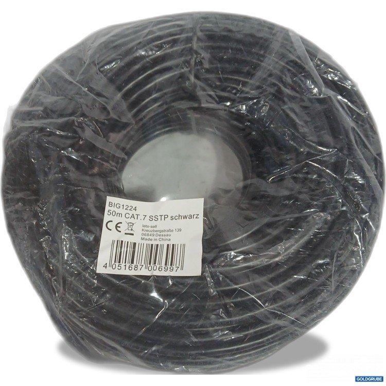 Artikel Nr. 986129: Kabel BIG 1224 50m CAT.7 SSTP Schwarz 