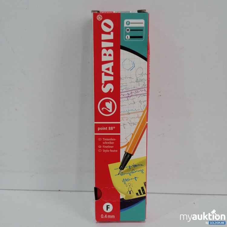 Artikel Nr. 439130: Stabilo Fineliner rot, Point 88, 10 Stk. 