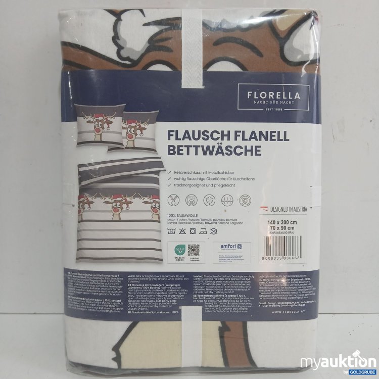 Artikel Nr. 446130: Florella Flausch Flanell Bettwäsche 140x200cm u. 70x90cm