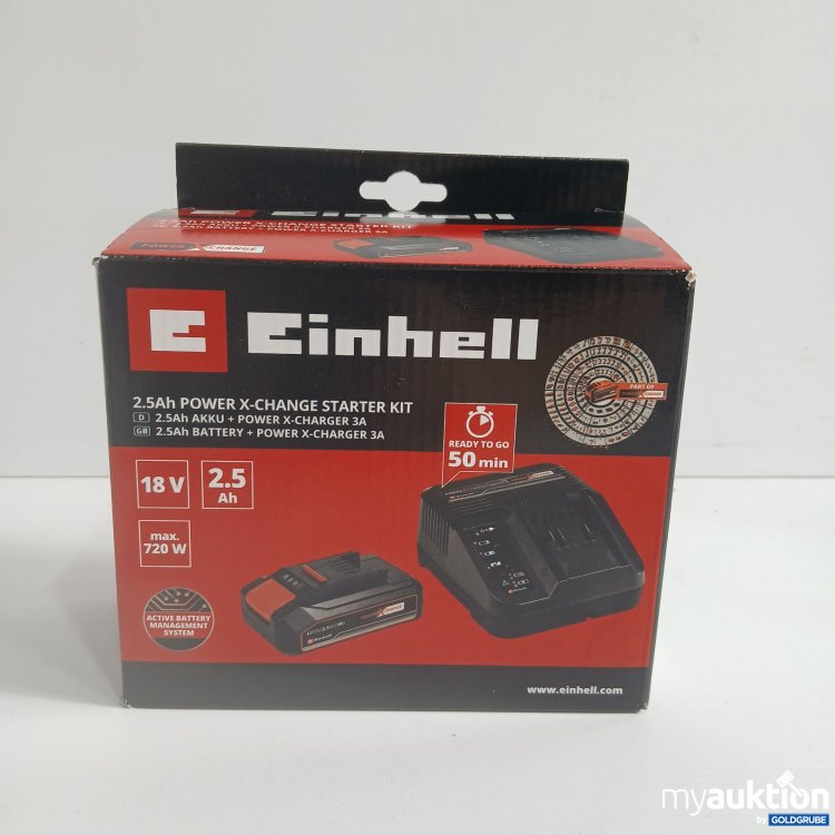 Artikel Nr. 865130: Einhell 2.5Ah Power X-Change Starter Kit 45.120.97