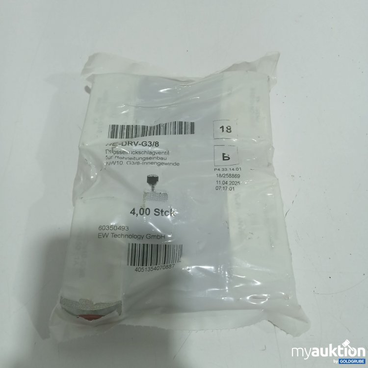 Artikel Nr. 877130 Artikel Nr. 877130: Drosselrückschlagventil HE-DRV-G3/8 4x
