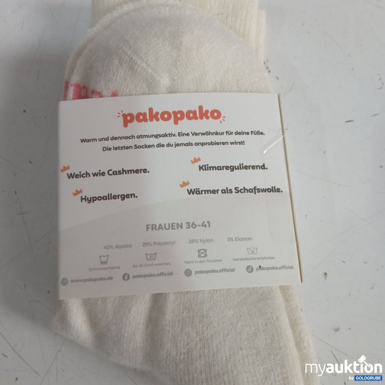 Artikel Nr. 932130 Artikel Nr. 932130: pakopako Butterweiche Socken Frauen 36-41