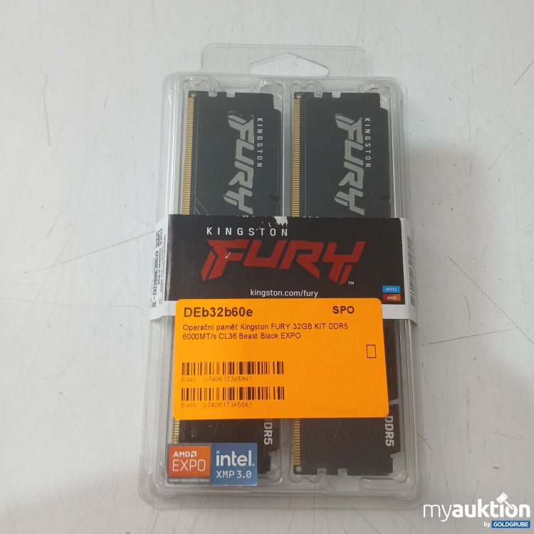 Artikel Nr. 988130 Artikel Nr. 988130: Kingston Fury Beast DDR5 32GB Kit (2x16GB)