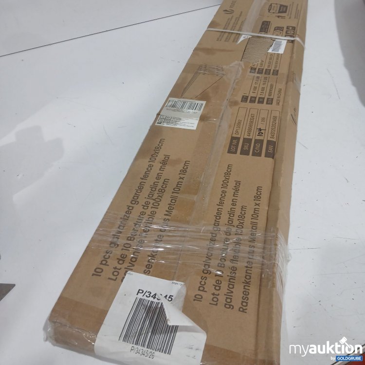 Artikel Nr. 994130 Artikel Nr. 994130: Vounot Rasenkante aus Metall 10m x 18cm