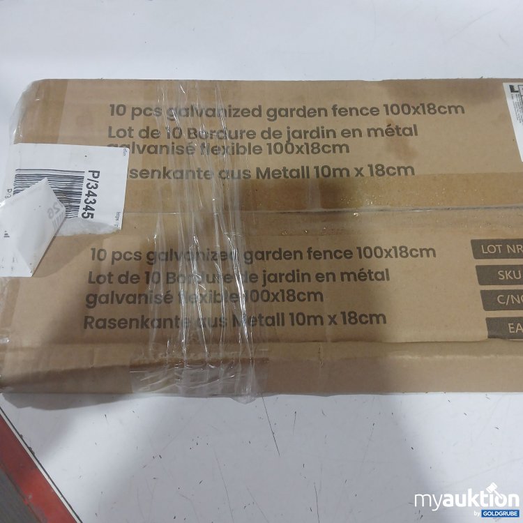 Artikel Nr. 994130 Artikel Nr. 994130: Vounot Rasenkante aus Metall 10m x 18cm
