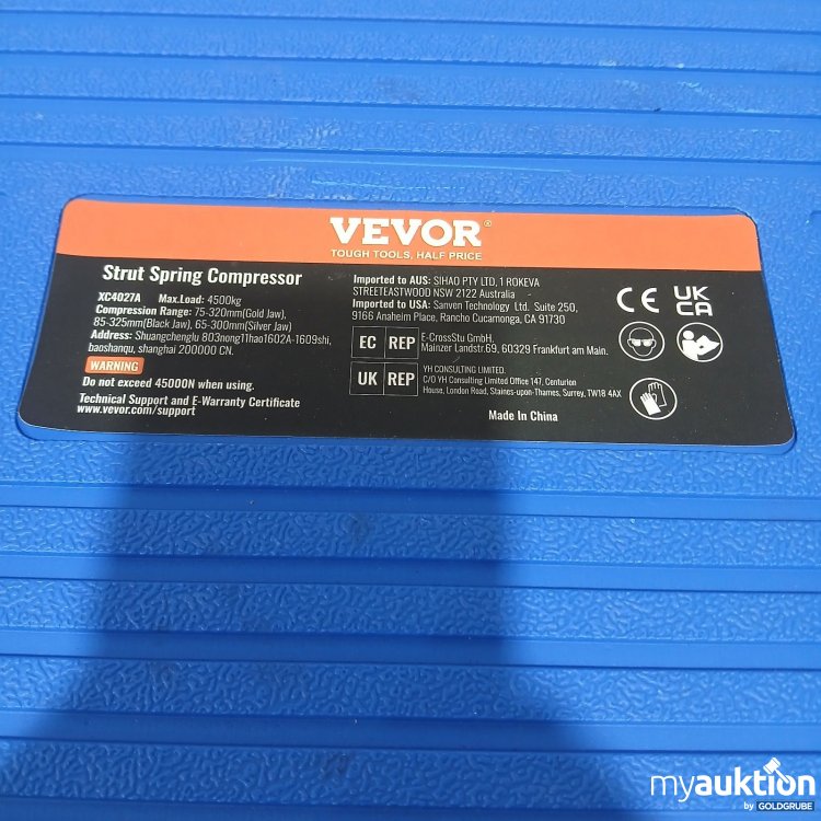 Artikel Nr. 445131: Vevor Strut Spring Compressor XC4027A