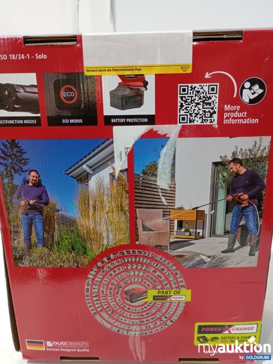 Artikel Nr. 466131 Artikel Nr. 466131: Einhell Akku-Druckreinigerpistole HYPRESSO 18 V