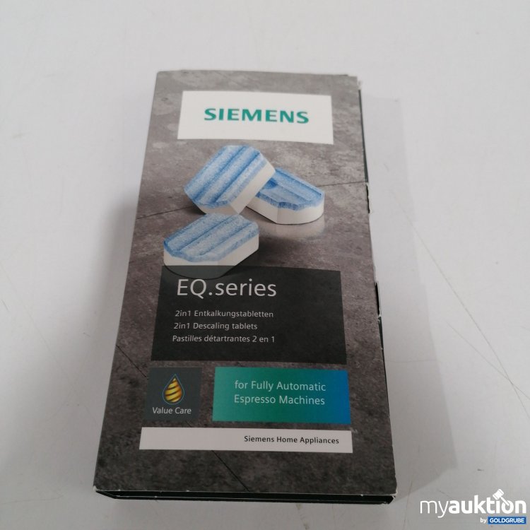 Artikel Nr. 860131: Siemens EQ Series 2in1 Entkalkungstabletten 
